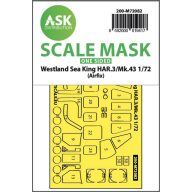   Art Scale Kit Westland Sea King HAR.3 / Mk.43 one-sided express fit mask for Airfix 1:72 (200-M72082)