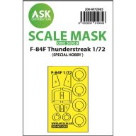   Art Scale Kit F-84F Thunderstreak one-sided express fit mask for Special Hobby 1:72 (200-M72085)