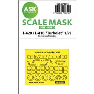   Art Scale Kit L-410 / L-420 Turbolet one-sided express fit mask for KP Models 1:72 (200-M72093)