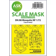   Art Scale Kit DH.98 Mosquito NF double-sided fit express mask for Special Hobby 1:72 (200-M72101)