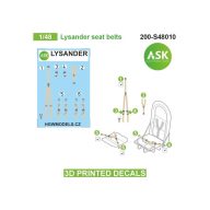   Art Scale Kit Lysander seat belts - 3D printed decals by ASK 1:48 (200-S48010)