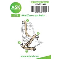   Art Scale Kit A6M Zero - 3D printed decals by ASK 1:72 (200-S72011)