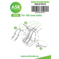   Art Scale Kit Fw 190 - 3D printed decals by ASK 1:72 (200-S72012)