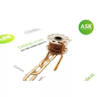Art Scale Kit Chain: Fine - 50 cm long (brass) (200-T0220)