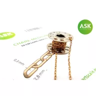 Art Scale Kit Chain: Medium - 50 cm long (brass) (200-T0235)