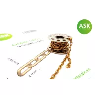 Art Scale Kit Chain: Gross - 50 cm long (brass) (200-T0260)