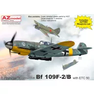AZ model Bf 109F-2 B with ETC 50 1:72 (7879)