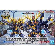   BANDAI SD CROSS SILHOUETTE UNICORN GUNDAM 02 BANSHEE (DESTROY MODE) & BANSHEE NORN PARTS 62159