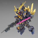 BANDAI SD CROSS SILHOUETTE UNICORN GUNDAM 02 BANSHEE (DESTROY MODE) & BANSHEE NORN PARTS 62159