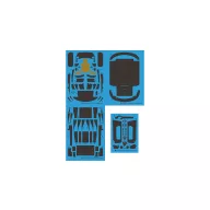   NUNU-BEEMAX Porsche 911 RSR 2018 LM GTE Class Winner Detail Up Parts 1:24 (NE24040)