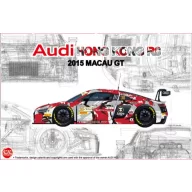 NUNU-BEEMAX Audi Hong Kong R8 2015 MACAU GT 1:24 (PN24028)
