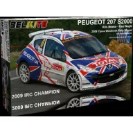Belkits PEUGEOT 207 S2000 Meeke Ypres WR 2009 1:24 (BEL001)