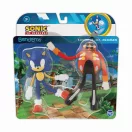 Sonic játékfigura szett 2 db-os, Sonic vs. Dr. Eggman