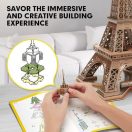 CubicFun Eiffel Tower Paris 3D Puzzle + Photo Booklet DS0998h