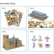 CubicFun Notre Dame De Paris 3D puzzle C242