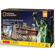   CubicFun Empire State Building New York 3D Puzzle + Photo Booklet DS0977h