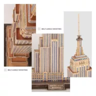   CubicFun Empire State Building New York 3D Puzzle + Photo Booklet DS0977h