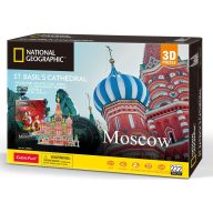   CubicFun Nat Geo St. Basil's Catedral Moscow 3D Puzzle DS0999