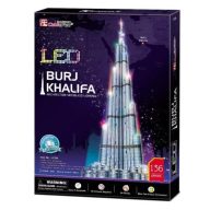 CubicFun Burj Khalifa 3D Puzzle + LED Light L133