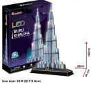 CubicFun Burj Khalifa 3D Puzzle + LED Light L133
