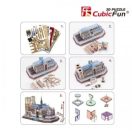 CubicFun Notre Dame de Paris LED Light 3D Puzzle L173h