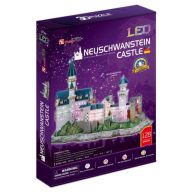 CubicFun Neuschwanstein Castle LED Light 3D Puzzle L174h