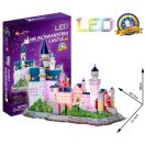 CubicFun Neuschwanstein Castle LED Light 3D Puzzle L174h