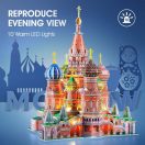 CubicFun St.Basil's Cathedral LED Light 3D Puzzle L519h