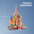 CubicFun St.Basil's Cathedral LED Light 3D Puzzle L519h