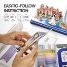 CubicFun Dubai City Line LED Light 3D Puzzle L523h