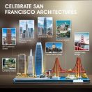 CubicFun San Francisco City Line LED Light 3D Puzzle L524h