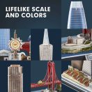 CubicFun San Francisco City Line LED Light 3D Puzzle L524h