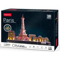CubicFun Paris City Line LED Light 3D Puzzle L525h