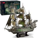 CubicFun Flying Dutchman Pirate Ship LED Light 3D Puzzle L527h