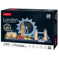 CubicFun London City Line LED Light 3D Puzzle L532h