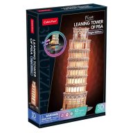   CubicFun Leaning Tower of Pisa Color LED Light 3D Puzzle L535h