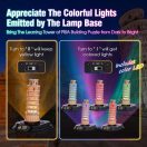 CubicFun Leaning Tower of Pisa Color LED Light 3D Puzzle L535h