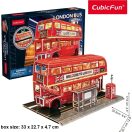 CubicFun London Bus LED Light 3D Puzzle L538h
