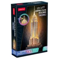 CubicFun Empire State Building LED Light 3D Puzzle L539h
