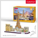 CubicFun Paris City Line 3D Puzzle MC254h