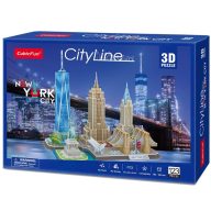CubicFun New York City Line 3D Puzzle MC255h