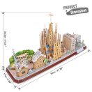 CubicFun City Line Barcelona 3D Puzzle MC256