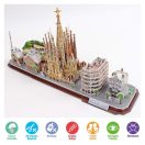 CubicFun City Line Barcelona 3D Puzzle MC256