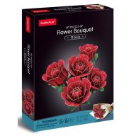CubicFun Rose Flower Bouquet 3D Puzzle - Rózsa csokor P865h