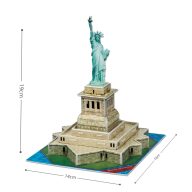   CubicFun Statue of Liberty 3D mini Puzzle - Szabadság szobor S3026h
