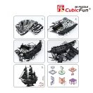 CubicFun Queen Anne's Revenge Blackbeard's Ship 1:95 3D Puzzle T4018h