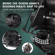   CubicFun Queen Anne's Revenge Blackbeard's Ship 1:95 3D Puzzle T4018h