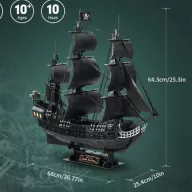   CubicFun Queen Anne's Revenge Blackbeard's Ship 1:95 3D Puzzle T4018h