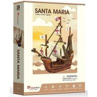 CubicFun Santa Maria Ship 3D Puzzle T4031h