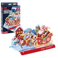 CubicFun Christmas Santa Ride 3D puzzle W3156